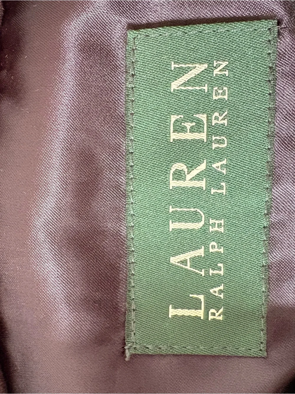 Lauren Ralph Lauren Black Microfiber Trench Coat Removable Wool Liner Men's 46L